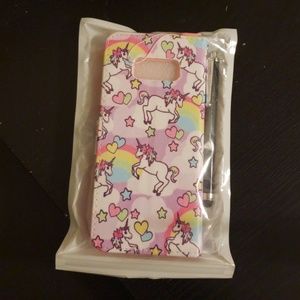 Samsung S8 unicorn wallet cell phone case